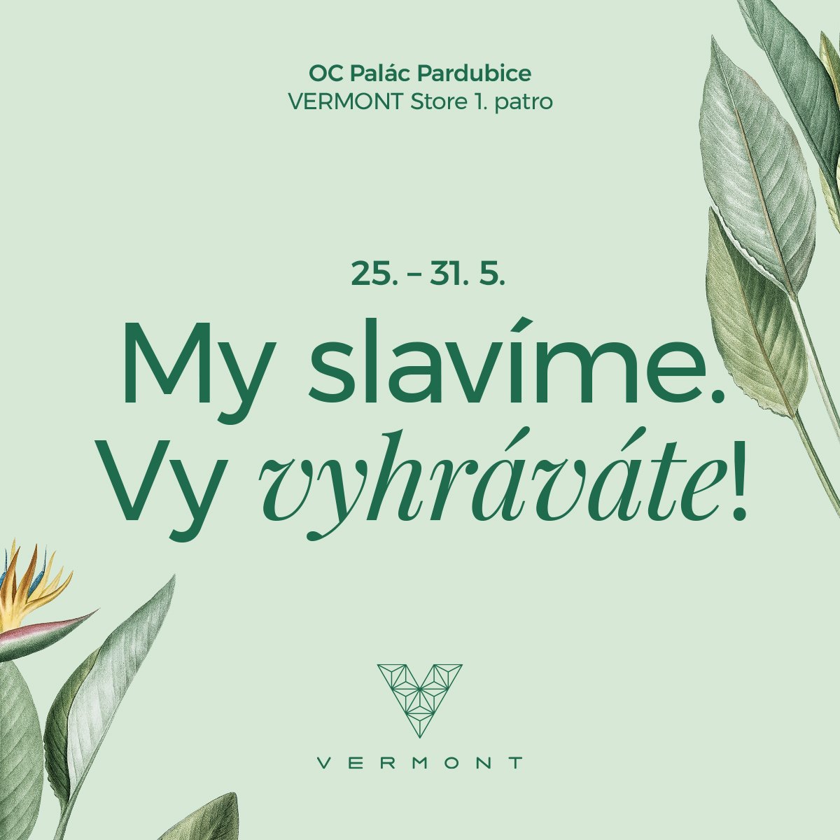 My slavíme. Vy vyhráváte!