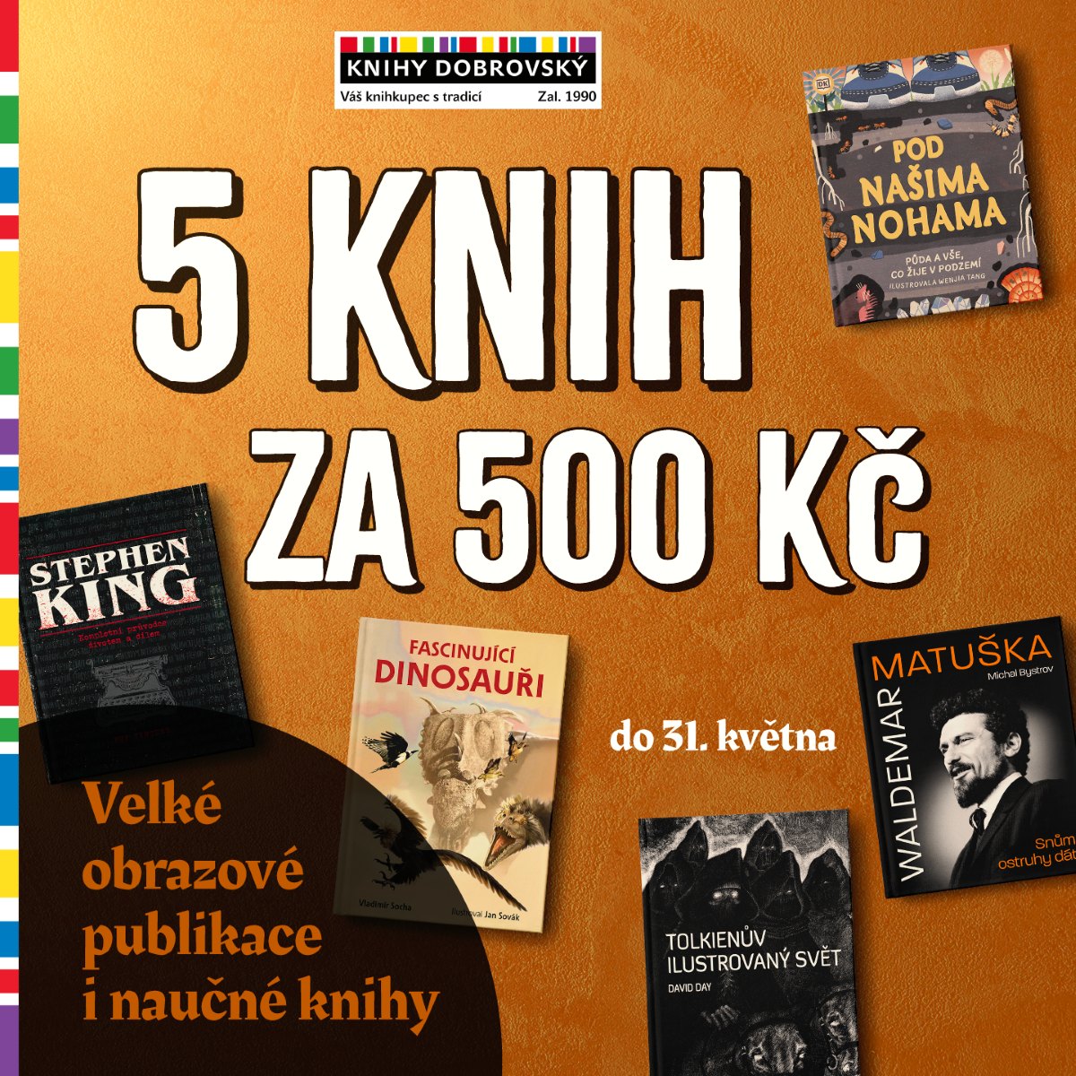 5 knih za 500 Kč