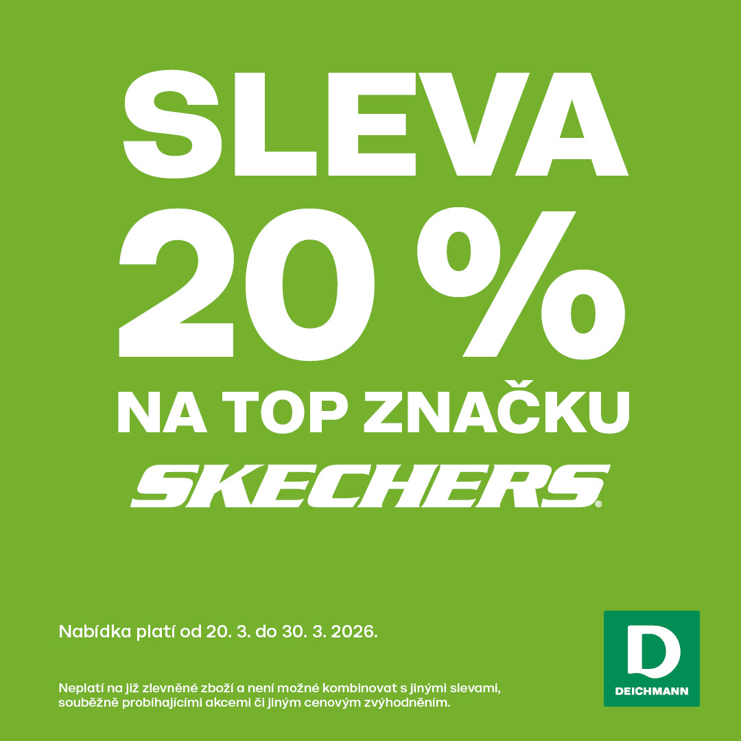 Sleva 20 % na Skechers