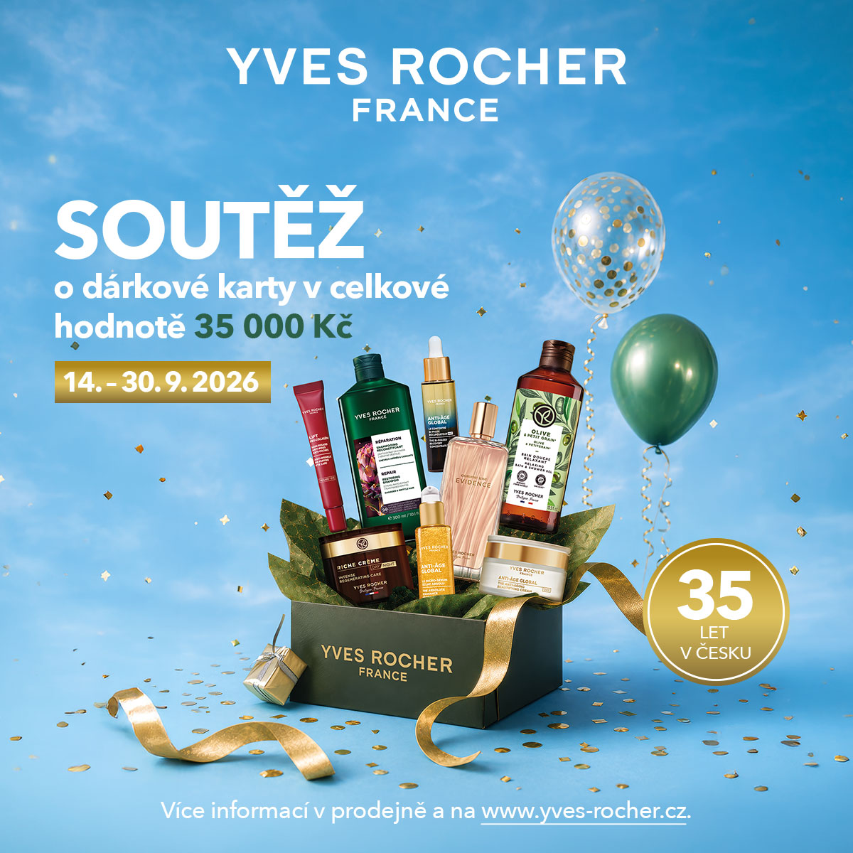 Soutěž s Yves Rocher