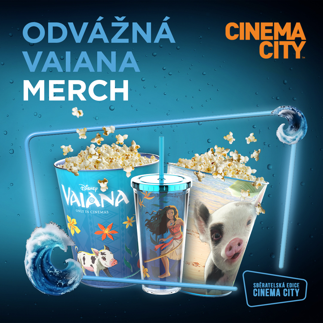 Odvážná Vaiana merch