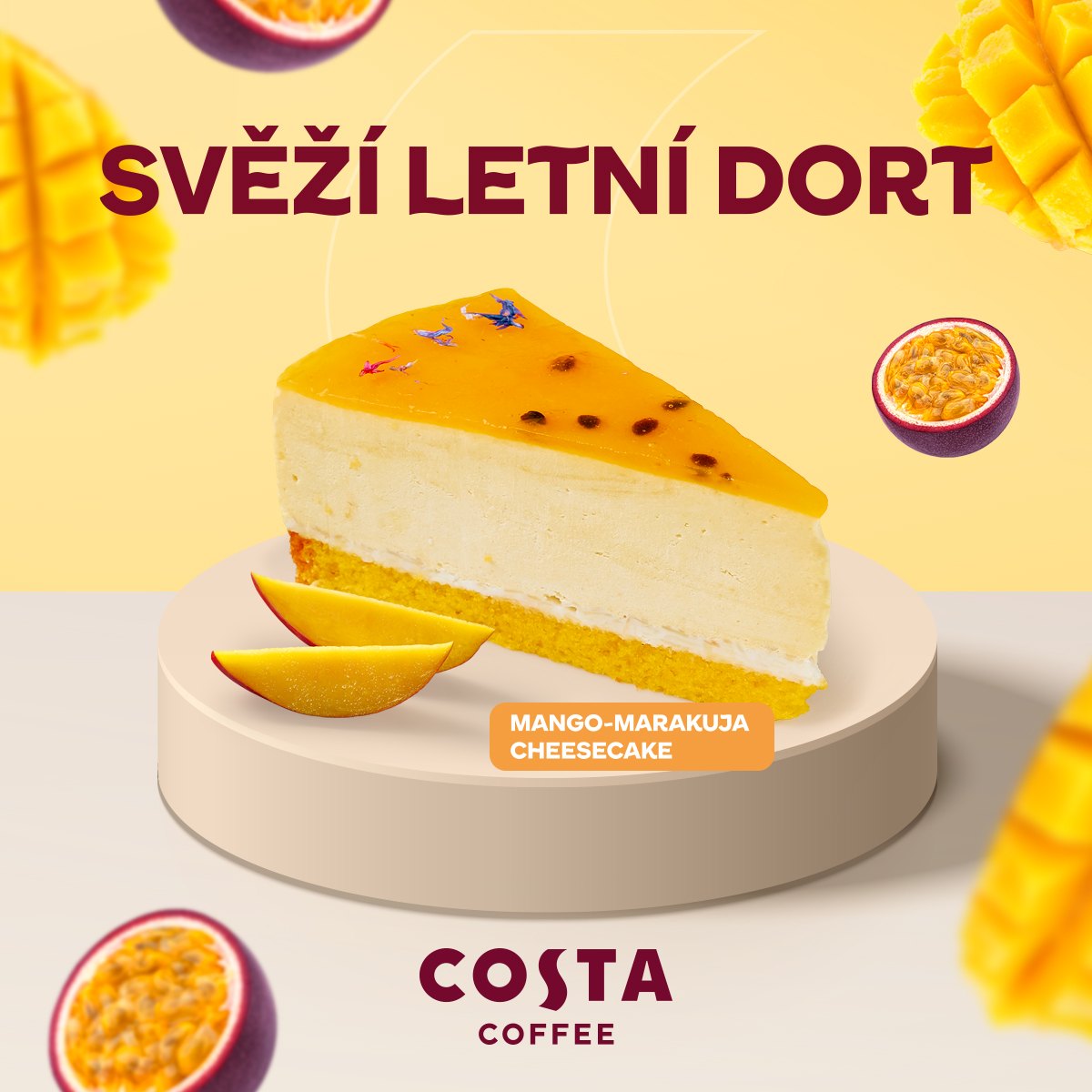 Svěží letní dort