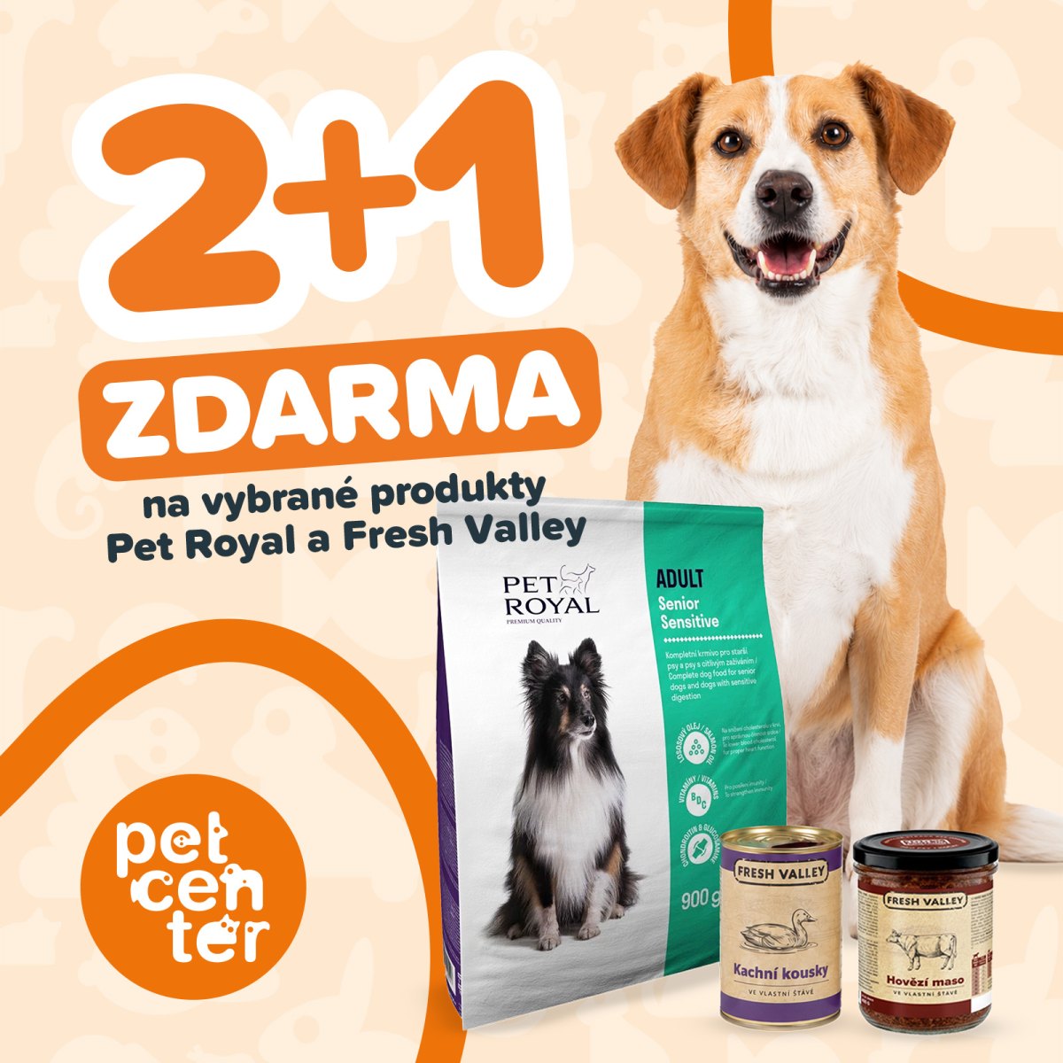 2+1 zdarma v PetCenter