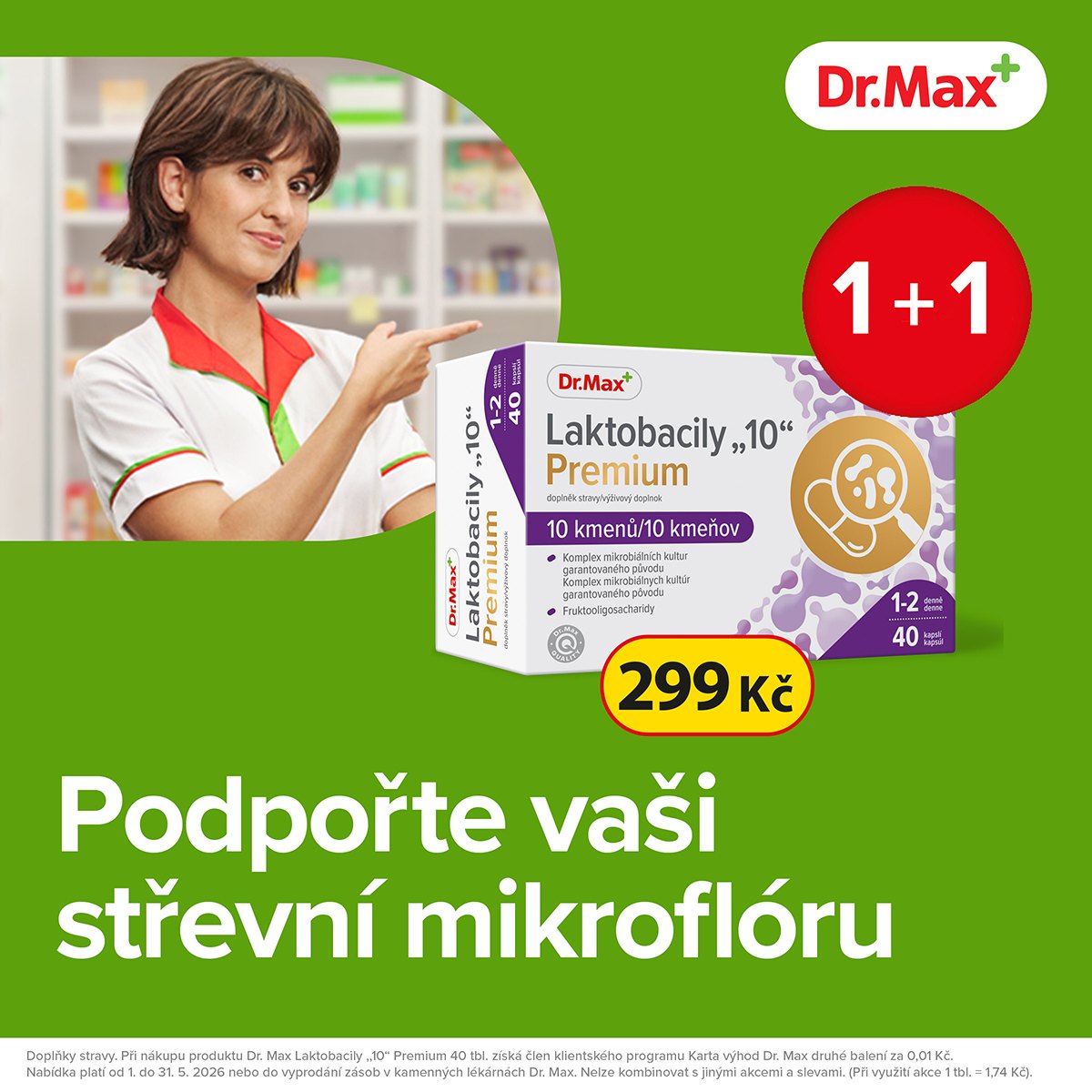 Podpořte vaši střevní mikroflóru