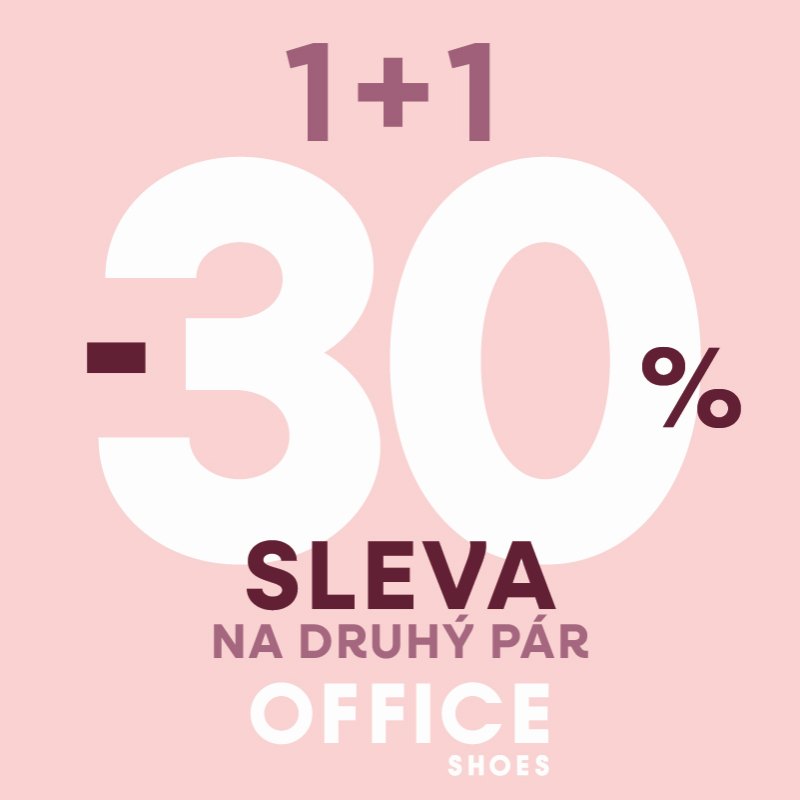 1+1 -30 % na levnější pár