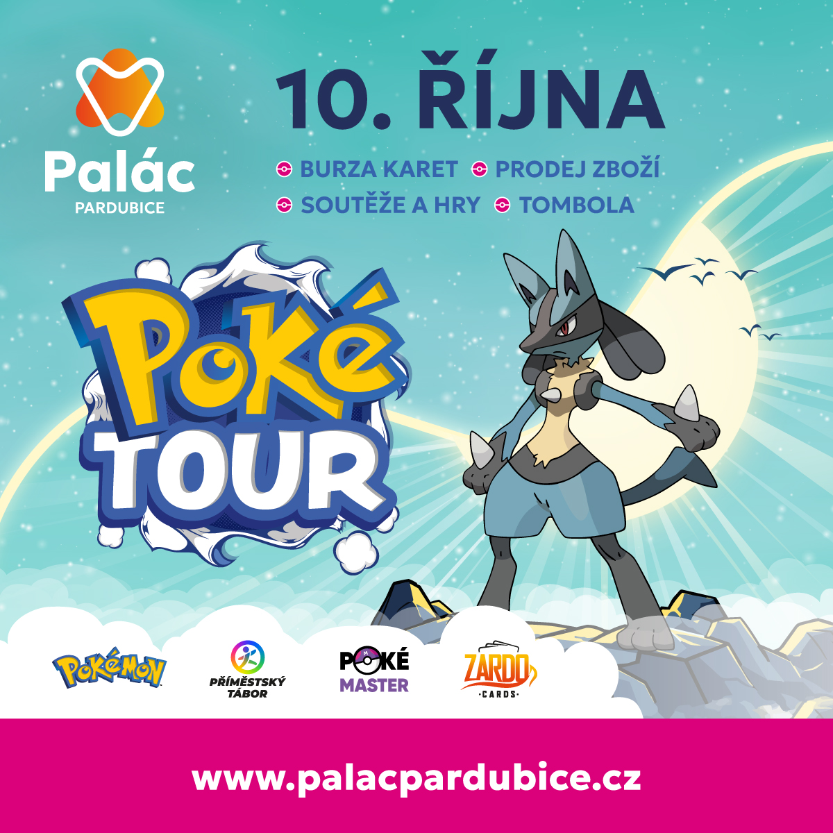 Poké Tour míří do Paláce Pardubice!