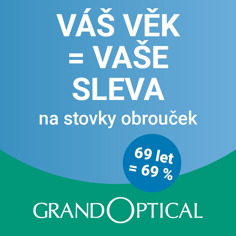 Sleva podle věku v GrandOptical