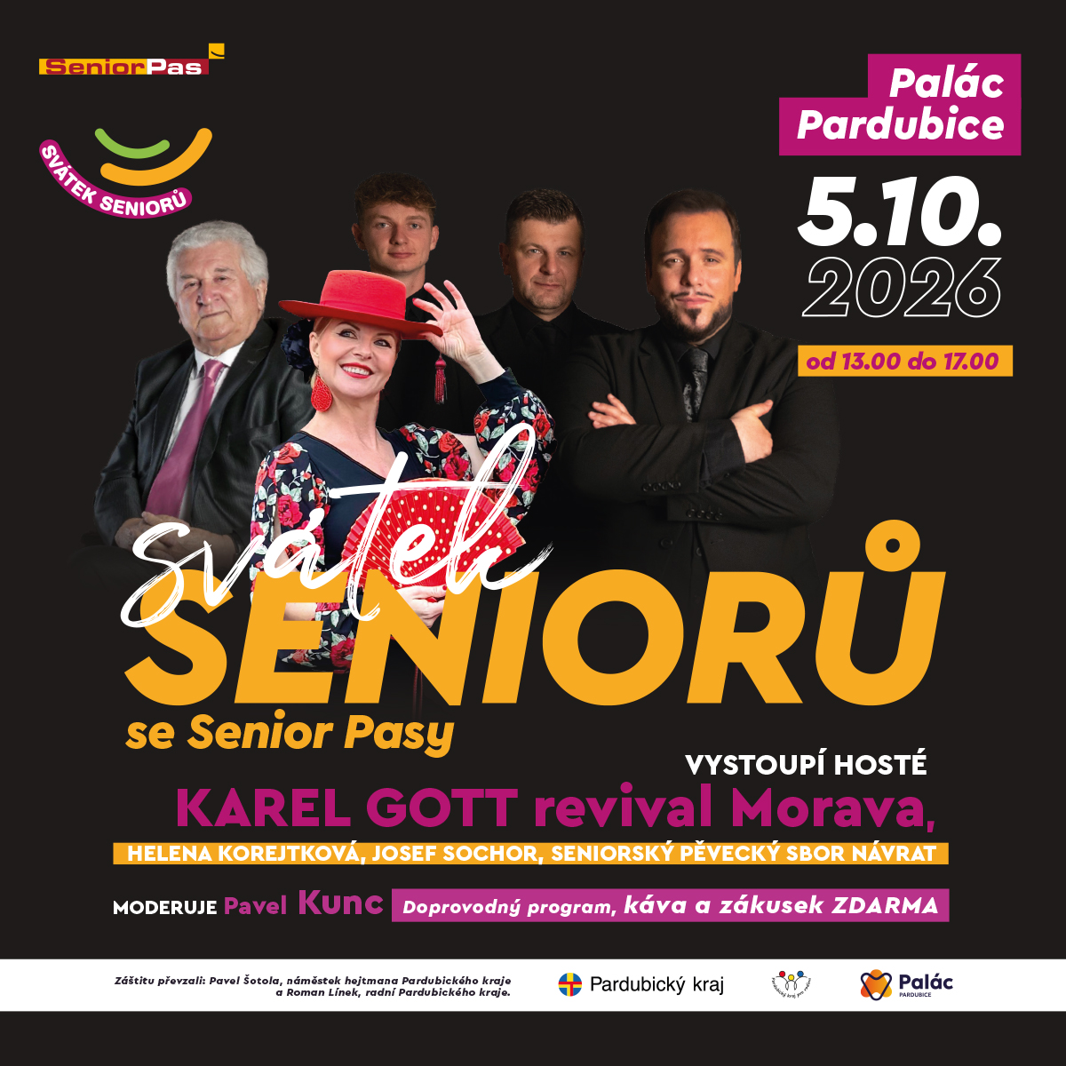 Svátek seniorů v Paláci Pardubice